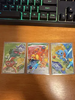 Pokemon First Partner Kanto Promos- Bulbasaur 37, Charmander 38, & Squirtle 39 - Image 1