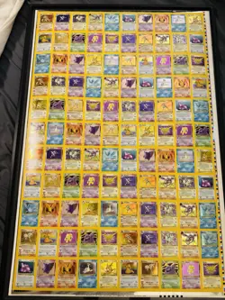 Pokemon Fossil Holo Uncut Sheet Framed - Image 1
