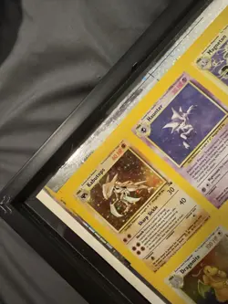 Pokemon Fossil Holo Uncut Sheet Framed - Image 5