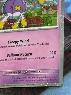 Pokemon Mega Evolution Promos - #6 Drifblim Cosmos Holo - See Photos - Image 5