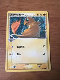 Charmander (Delta Species) 49/100 Crystal Guardians Regular Pokemon - Image 1