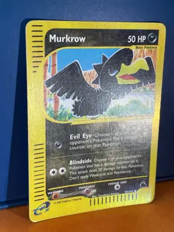 2003 Pokemon Skyridge Murkrow 79/144 E Series WOTC - Vintage Rare Reverse Holo - Image 3