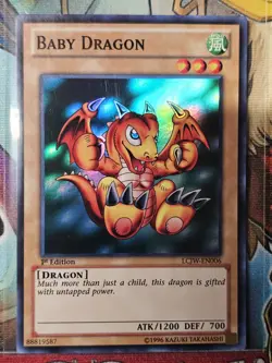 Yu-Gi-Oh! TCG Baby Dragon LCJW-EN006 1st Edition Super Rare - Image 1