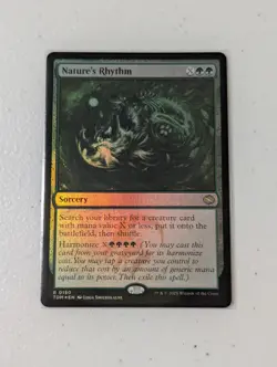 MTG Nature's Rhythm - Foil - Tarkir: Dragonstorm NM - Image 1