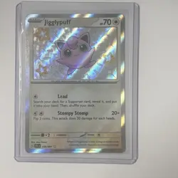 Pokemon TCG Jigglypuff Card SV Paldean Fates 198/091 NM/M Condition Baby Shiny - Image 1