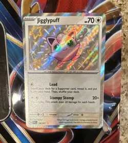 Pokemon TCG Jigglypuff Shiny Rare Holo SV: Paldean Fates 198/091 English 70 HP - Image 1