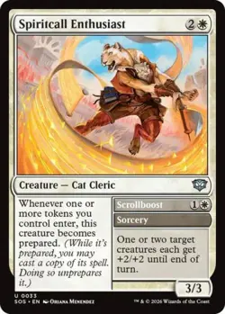 Spiritcall Enthusiast - Near Mint MTG Secrets of Strixhaven - Image 1