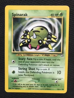 SPINARAK - 75/111 - Neo Genesis - Pokemon Card - Image 1