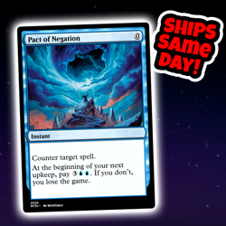 Pact Of Negation - Custom Art Magic: The Gathering Playtest Card - Commander EDH - Image 1