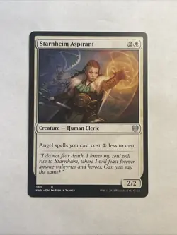 MtG Starnheim Aspirant NM Kaldheim uncommon Magic the Gathering card - Image 1