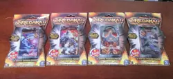 Lot Sale 4- Packs Redakai Conquer the Kairu 3D and Animated Trading Card Game - Image 1