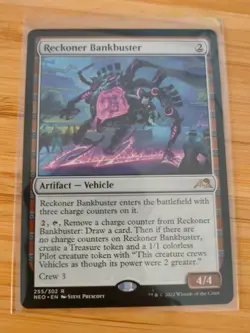 MTG Reckoner Bankbuster 255 Kamigawa Neon Dynasty M/NM Free UK P&P - Image 1