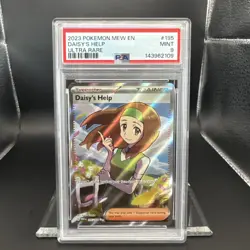 2023 Pokemon MEW 151 Daisy’s Help #195 Ultra Rare EN Graded PSA 9 - Image 1