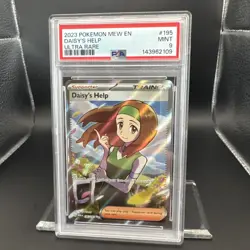 2023 Pokemon MEW 151 Daisy’s Help #195 Ultra Rare EN Graded PSA 9 - Image 5
