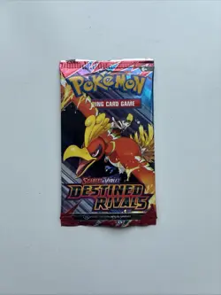 Pokemon Destined Rivals Booster Pack SV Sealed Unweighed Fresh 001 NM MEW ART - Image 1