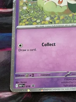 Pokemon Mega Evolution Promos - #18 Cottonee Cosmos Holo - Image 4