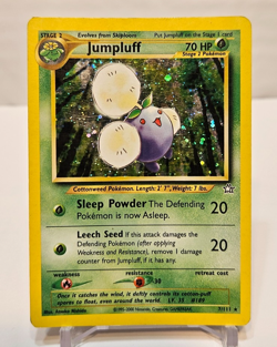 Jumpluff 7/111 Holo Rare Unlimited Neo Genesis Pokemon 1533 - Image 1