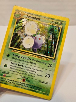 Jumpluff 7/111 Holo Rare Unlimited Neo Genesis Pokemon 1533 - Image 4