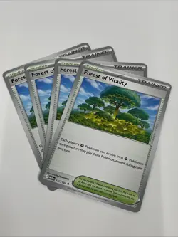 4x Forest of Vitality 117/132 ME01: Mega Evolution Pokemon TCG Playset NM - Image 1
