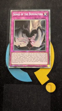 RA05-EN081 Songs of the Dominators Starlight Rare 1st Ed YuGiOh - Image 1