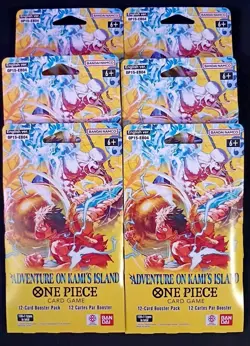 One Piece TCG OP-15 Adventure on Kami's Island 6 Sleeved Booster Pack's English - Image 1
