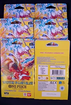 One Piece TCG OP-15 Adventure on Kami's Island 6 Sleeved Booster Pack's English - Image 3