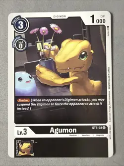 Digimon TCG * Agumon ST5-03 Uncommon * Machine Black * NM Card - Image 1
