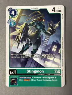 Digimon TCG * Stingmon ST9-09 Uncommon * Ancient Dragon * NM Card - Image 1