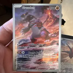 Pokemon Groudon 199/182 PAR Basic Card 2023 Regular English TCG - Image 2