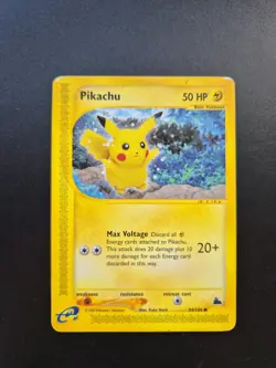 Pikachu 84/144 Skyridge Non Holo Pokemon Card 2003 - Image 1