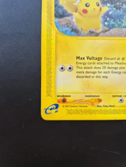 Pikachu 84/144 Skyridge Non Holo Pokemon Card 2003 - Image 5