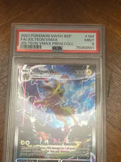 Jolteon VMAX SWSH: Sword & Shield Promo Card PSA 9 - Image 1