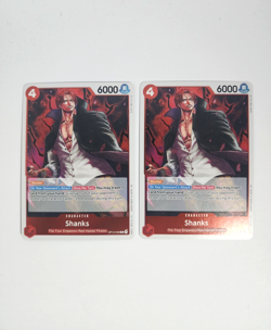 One Piece TCG Cards - (Playset) - 2x OP12-008 - Shanks - Rare - Eng - Image 1
