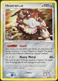 Heatran - (DP Legends Awakened) 30/146 Deck Exclusives Holo - Pokemon Card - Image 1