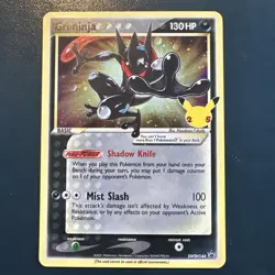 Pokemon TCG Greninja Gold Star Celebrations Promo Card Holo SWSH144 #2 - Image 1