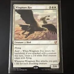 x1 Wingmate Roc 078/302 Commander 2019 MTG Magic The Gathering Near Mint - Image 1