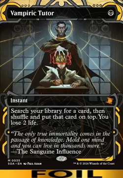 Vampiric Tutor ** FOIL ** #35 - Secrets of Strixhaven: Mystical Archive - NM MTG - Image 1
