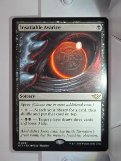 Insatiable Avarice - R91 - MTG - Outlaws of Thunder Junction (OTJ) - Image 1