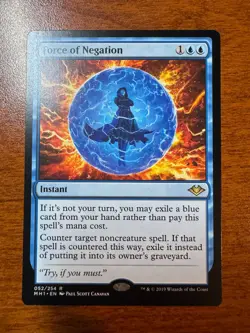 Force of Negation Modern Horizons MH1 - MTG - Magic: The Gathering - VG - Image 1