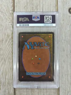 PSA 4 1993 Magic The Gathering Stone Rain Beta Graded - Image 2