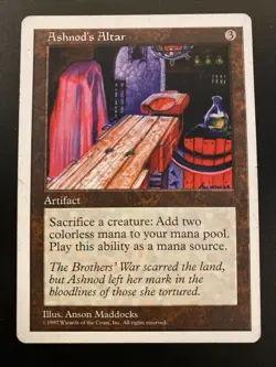 Ashnod’s Altar MTG Core Set 5th Edition LP/EX English - Image 1