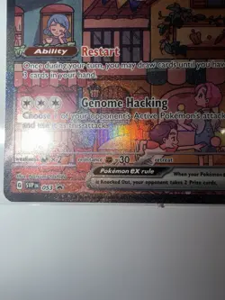 Mew EX 053 Scarlet & Violet Promo Holo Pokemon TCG Card (small Dent) - Image 3