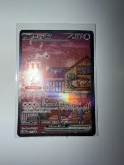 Mew EX 053 Scarlet & Violet Promo Holo Pokemon TCG Card (small Dent) - Image 4