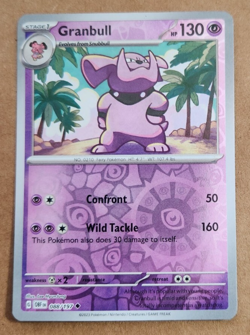 Granbull 088/197 - Reverse Holo Card - Pokemon - Obsidian Flames - Image 1