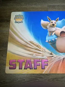 Pokemon Regional Championship Staff Playmat Eevee & Snorlax - Image 3