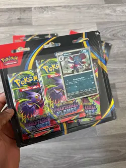 Pokemon TCG Phantasmal Flames 3-Pack Blister SET OF 5 SEALED - Image 4
