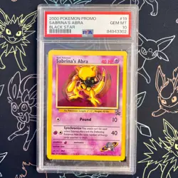 PSA 10 - Pokemon Black Star Promo Sabrina's Abra Promo GEM MINT #19 - Image 1