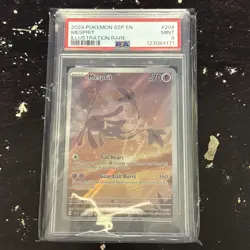 Mespirit 204 PSA 9 2024 Pokemon Illustration Rare SSP EN - Image 1