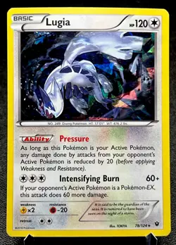 Lugia 78/124 LP Cracked Ice Holo Rare Yellow Boarder Legendary Pokemon Promo! - Image 1