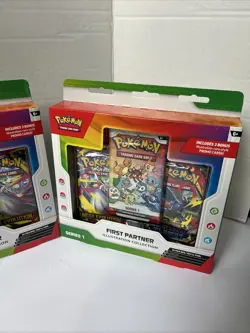 Pokemon First Partner Illustration Collection Series 1 - Lot of 3 Sealed Boxes - Image 2